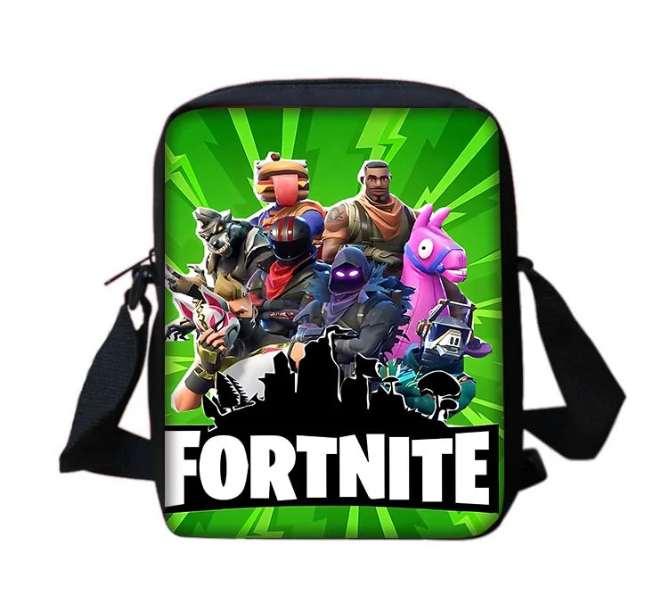 Popular Game FortniteS Child School Backpack With Shoulder Bag Pencil Bags School Bags for Boys Girls Best Gift