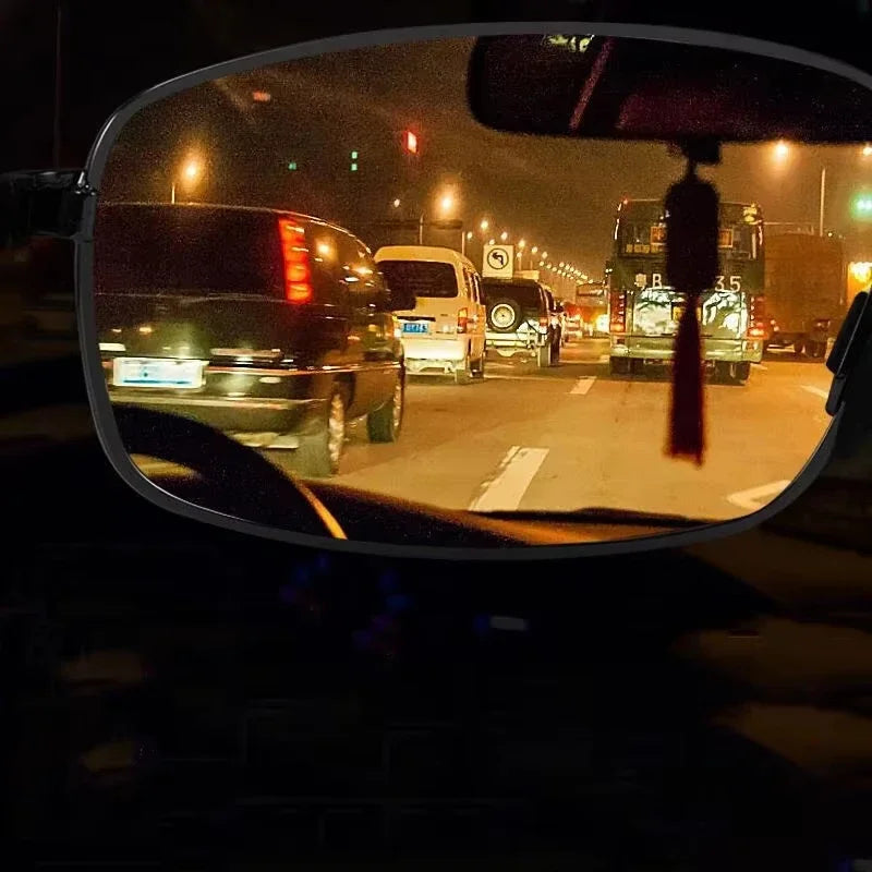 Night Driving Glasses For Men Women Fit Over Sunglasses Anti Glare Polarized HD Night Vision Glasses Windproof Outdoor Cycling