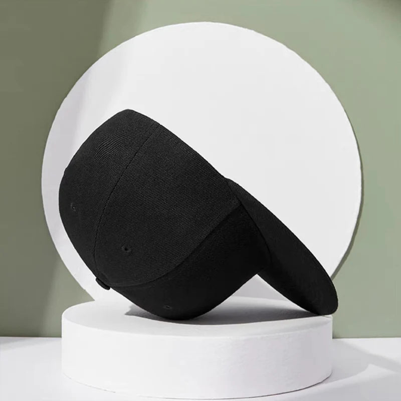 Large 64cm Back Closed Skateboard Cap for Men Fitted Baseball Cap XXL Male Big Size Snapback Caps Plain Football Hat 60cm 62cm