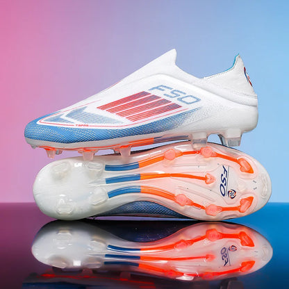 New Men's Football Boots Turf Comfortable Soccer Shoes Sport FG Grass Cleats Futsal Non-Slip Outdoor Adult Ultralight Non-Slip