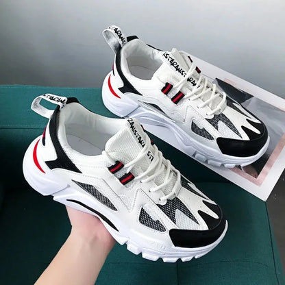 Nuevos zapatos casuales para hombre, para actividades al aire libre; zapatillas deportivas a la moda, ligeras, cómodas y transpirables.