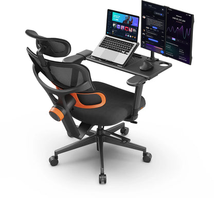 NEWTRAL NT001 Ergonomic Office Chair with Auto-Following Lumbar Support, 3 Recline Angles, Adjustable Backrest Armrest Headrest