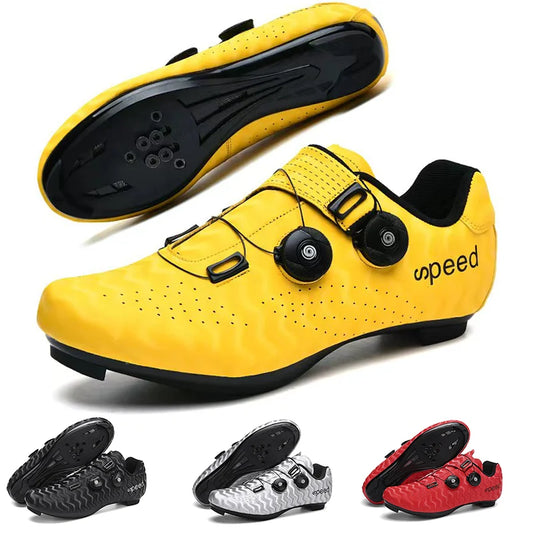 New Cycling Shoes Road Cycling Men's Racing Competition Self-locking Speed Cycling Sports Shoes Women's SPD Cleats Cycling Shoes