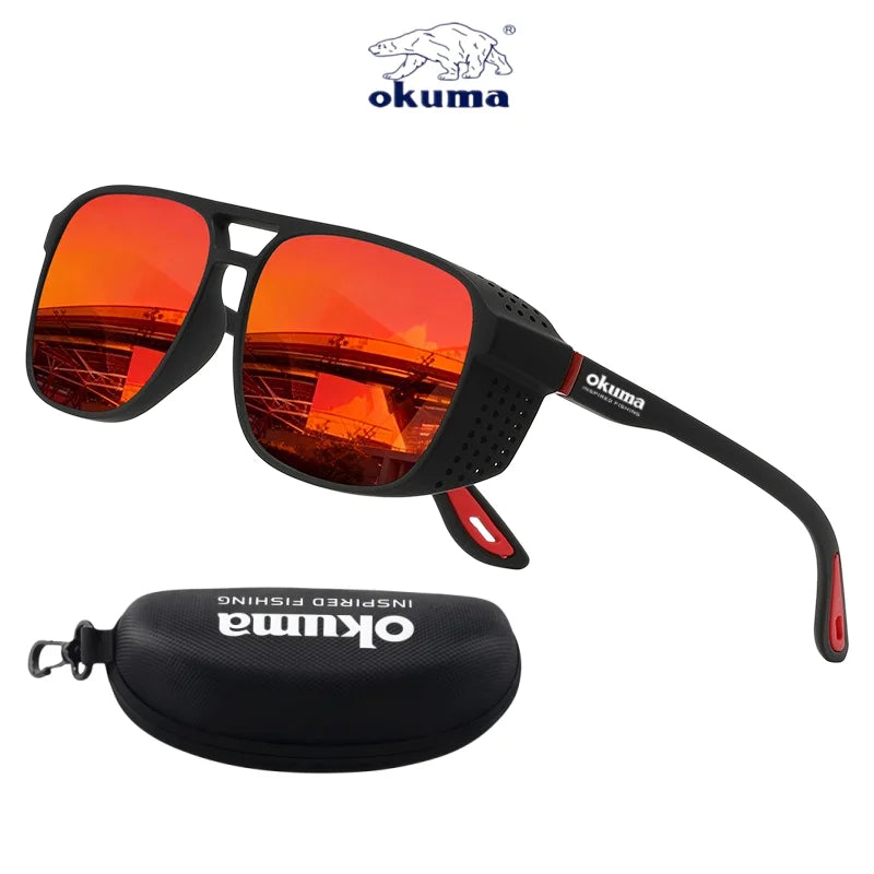 Okuma Fashion Polarized Glasses UV400 Anti Stray Light, Suitable for Cycling, Driving, Fishing, Mountaineering, Hunting, etc