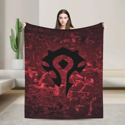 WOW World of Warcraft Blankets Quality Soft  Bedding Throws Winter Kids Bedroom Novelty Bedspread