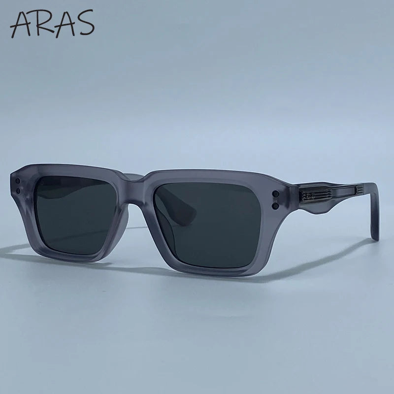 Polarized Classic Square Sunglasses Men 2026 Luxury Brand Steampunk UV400 Driving Sun Glasses For Male Trendy Small Frame Shades