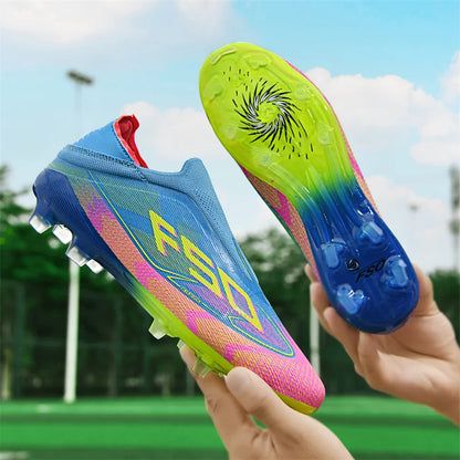 Chaussures de Football pour hommes, bottes de Football antidérapantes pour adultes, ultralégères, crampons d'intérieur, antidérapantes, Fg, gazon, Futsal, confortables, nouvelle collection