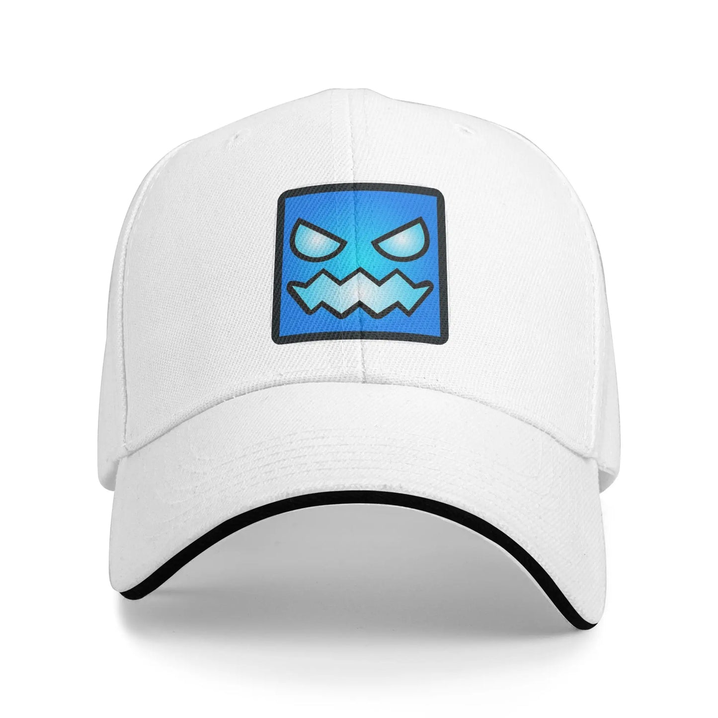 Geometry Game Dash Baseball Cap Casual Unblocked Level Sandwich Hat for Men Women Breathable Headwear Activities