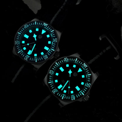 Watchdives EXD 40Mm Titanium Dive Watch Men's VH31 Sweep Quartz Watches 200 Waterproof AR Sapphire BGW9 Luminous 316L Wristwatch