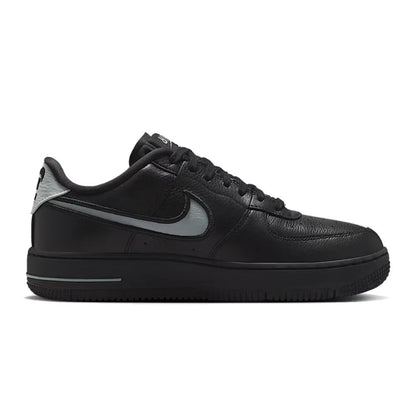 Nike Air Force 1 Rubber Leather Comfortable Stylish Versatile Elegant Low-Top Sneakers Women's Black FJ7409-002