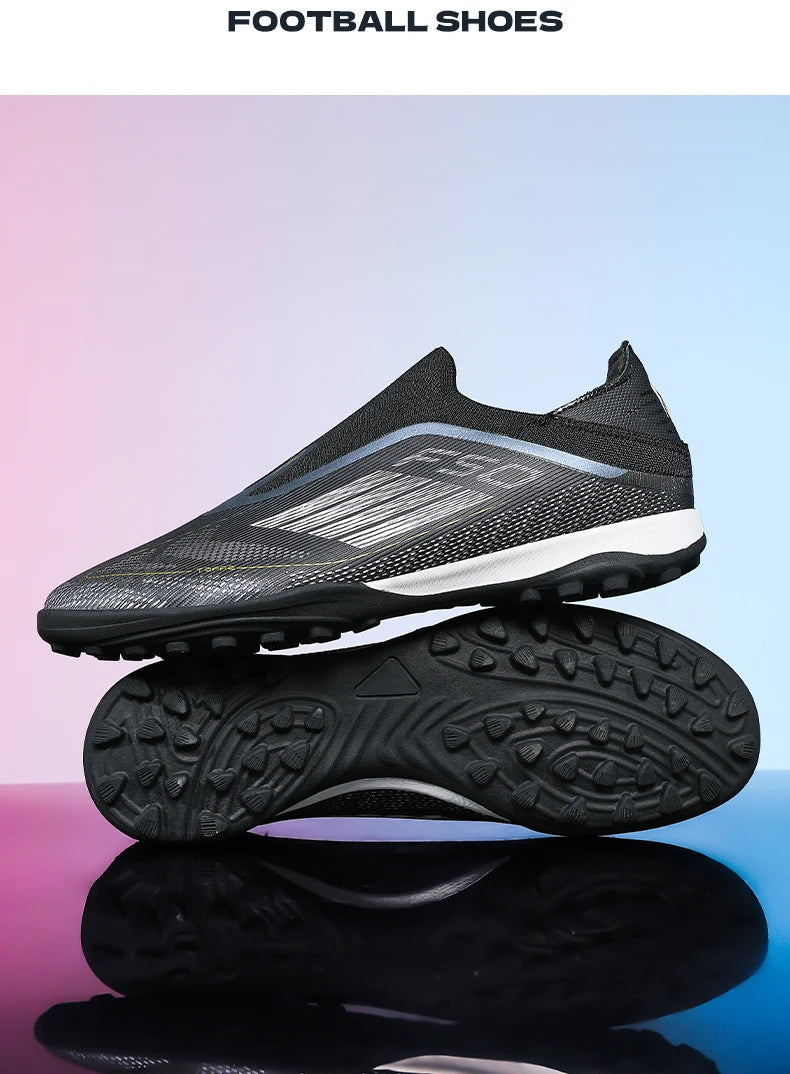 New Men's Football Boots Turf Comfortable Soccer Shoes Sport FG Grass Cleats Futsal Non-Slip Outdoor Adult Ultralight Non-Slip