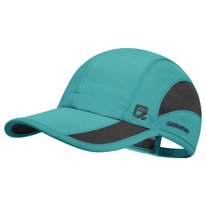 GADIEMKENSD Unisex Quick Dry Sports Cap - Running, Hiking, Golf - Sun Protective Outdoor Cap (Gorra Running, Boné Corrida）