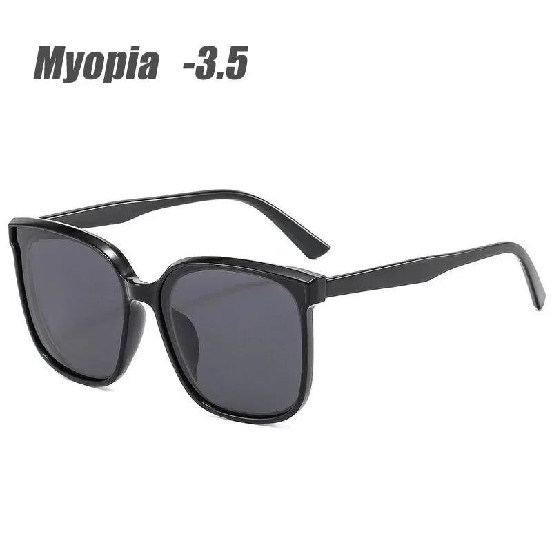 Men Women Fashion Polarized Sunglasses Blue Light Blocking Myopia Glasses Anti-radiation Near Sight Eyewear Diopters 0 To -6.0