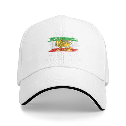 Make Iran Great Again Emblem Of Iran MIGA Gift Sun Baseball Cap Summer Unisex Trucker Hat High Quality Baseball Caps