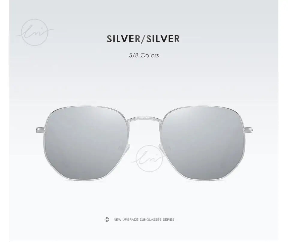 LM New Fashion Women Hexagon Sunglasses Men Retro Polarized Driving Coating Mirror Sun Glasses Goggle UV400 Eyewear gafas de sol