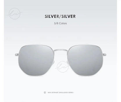 LM New Fashion Women Hexagon Sunglasses Men Retro Polarized Driving Coating Mirror Sun Glasses Goggle UV400 Eyewear gafas de sol