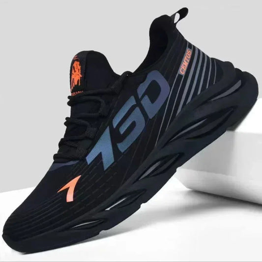 Men’s Shoes New Summer Breathable Mesh Tide Brand Sports Leisure Running Lightweight Red Boom Fashion Shoes