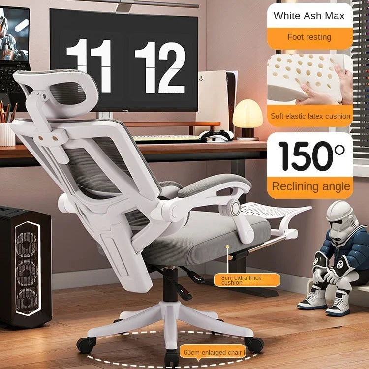 Ergonomic Mesh Office Chair with Lumbar Support, High Back Computer Desk Chair, Adjustable Comfortable Office Chair for Work, Gaming & Study