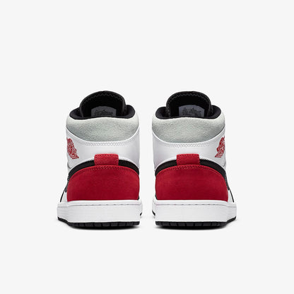 Γνήσια ανδρικά αθλητικά παπούτσια μπάσκετ Nike Air Jordan 1 AJ1 με μεσαίο ύψος και αντικραδασμική προστασία 852542-100