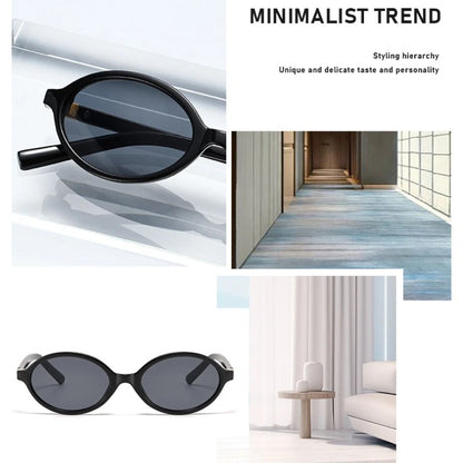 Small Fashion Oval Leopard Sunglasses Women Lovely Ins No Makeup Anti Blue Light Glasses Cute Decorative Computer Glasses 선글라