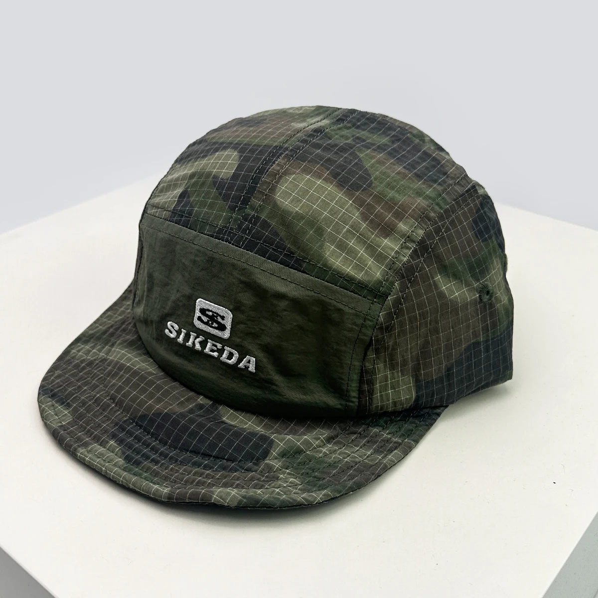 Unisex CAMO hurtigtørrende baseballkasketter med bogstavbroderi, solskærm, farveblokke, åndbare, personlige kasketter med skygge, alsidige ind