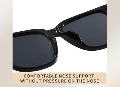 Korean Style Sunglasses Men Women Outdoor Square Sunglasses Driving Mercury Sunscreen Glasses Lens UV400