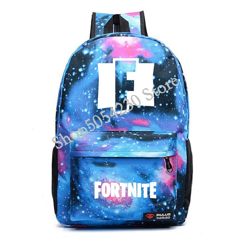 Fortnite Games Backpack Fortnite School Bags for Teenagers Unisex Schoolyard Laptop Mochilas Travel Casual Bags