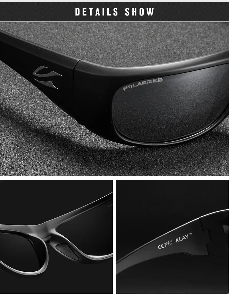 KAENON Klay New Fashion Polarized Sunglasses for Men Outdoor Classic Casual Glasses TR90 Frame Sports Fishing Driving Eyewear