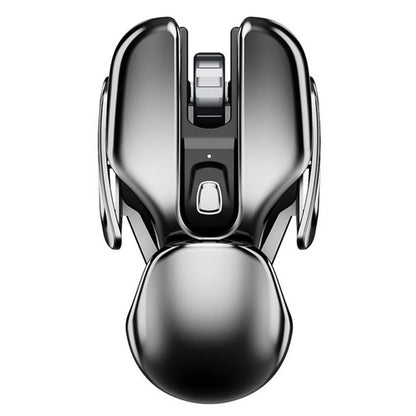 Rechargeable Mute Wireless Mouse USB Ergonomics Metal Receiver Desktop Waterproof Gaming Mice PC Laptop Tools