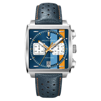 Specht&Sohne Men's Watch Luxury Brand Waterproof Stainless Steel Leather Japan VK Multifunctional Quartz Watch