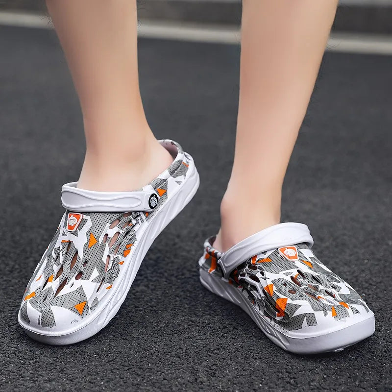 Nouvelle mode sandales hommes sabots sandales confortables respirant plage sandales hommes femmes sabots pantoufles fond souple hommes chaussures