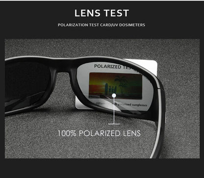 KAENON Klay New Fashion Polarized Sunglasses for Men Outdoor Classic Casual Glasses TR90 Frame Sports Fishing Driving Eyewear
