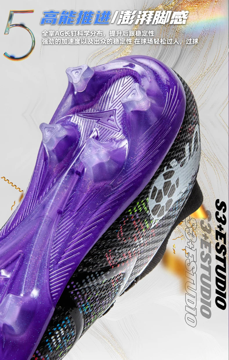 Professional Football Boots Men's Soccer Shoes Society Football Cleats Ultralight Training Soccer Sneakers Men Outdoor Sports Shoe