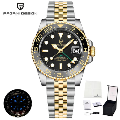 New PAGANI DESIGN Top Luxury Watch 8215 Sports Mechanical Automatic Watch Waterproof Stainless Steel Sapphire Watches for Man