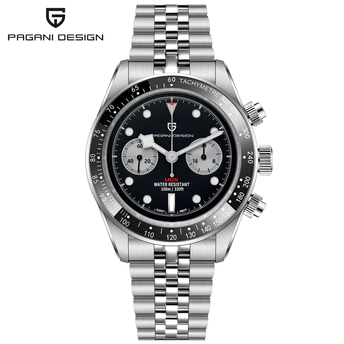 2026 New PAGANI DESIGN BB Flamingo Chronograph Luxury Sports Quartz Watch Men Sapphire mirror 100M Waterproof Fashion Wristwatch