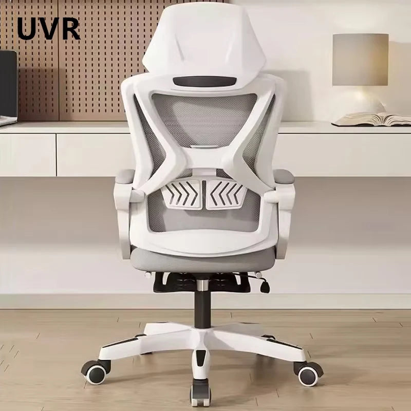 UVR Reclining Computer Chair Home Backrest Chair Office Worker Chair  Comfortable Long Sitting Gaming Chair Conference Seating