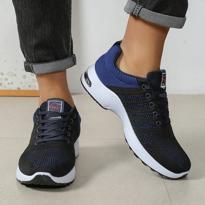 Sapatilhas de Homem Fashion Super Respiráveis com Atacadores para Corrida - Antiderrapantes, duradouras e com conforto almofadado - Sapatilhas de Moda para Homem