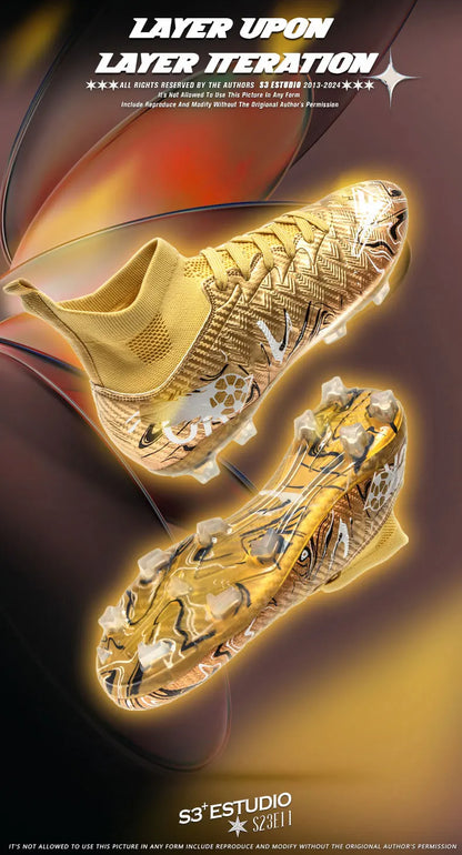Novas Chuteiras de Futebol Profissionais para Homem, Antiderrapantes, Unissexo, Respiráveis, para Futsal e Desporto, Ultraleves, Drop Shipping
