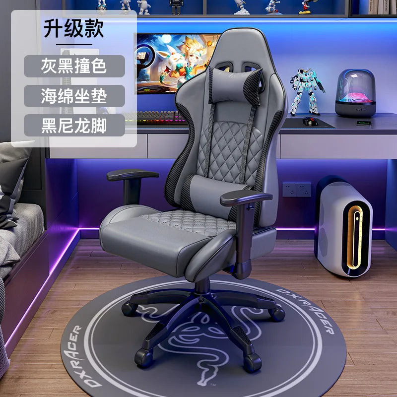 Ergonomic Swivel Gaming Chair Comfortable Office Computer Chair with Armrests, Modern Executive Desk Chair for Home, Work & Gaming