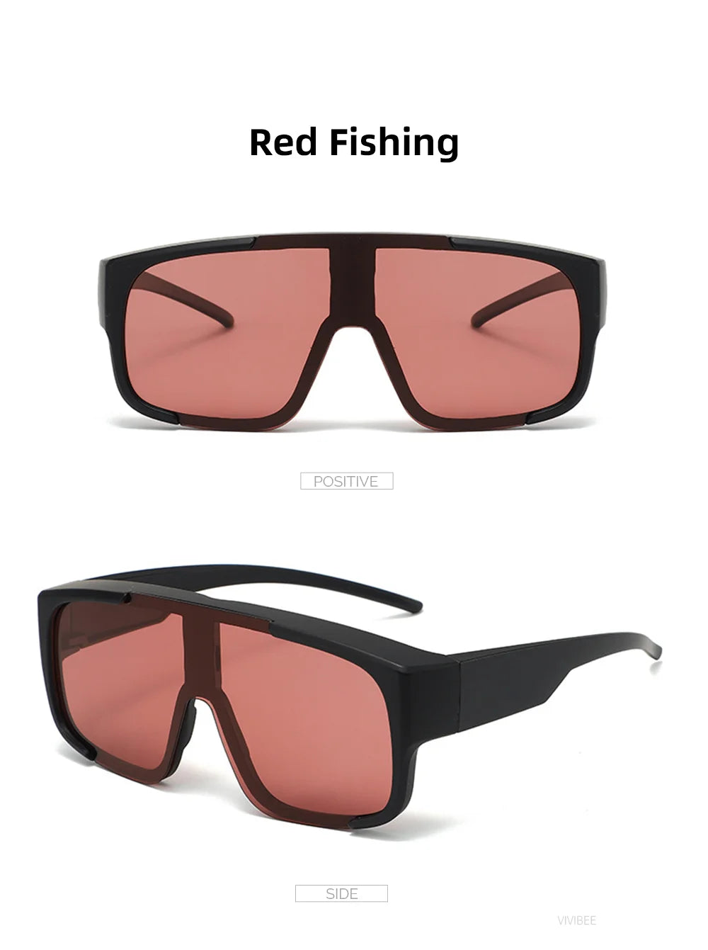 VIVIBEE Large Polarized Glasses Fit Over Sunglasses Photochromic Men Driving UV400 Fishing Outdoor Women Mirrored Dark Goggles