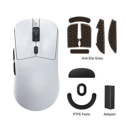 KYSONA M617 Wireless Mouse Ergonomics Tri-mode Rechargeable 2.4G 59g Lightweight E-sports PAW 3395 DPI 26K Gaming Mouse For PC
