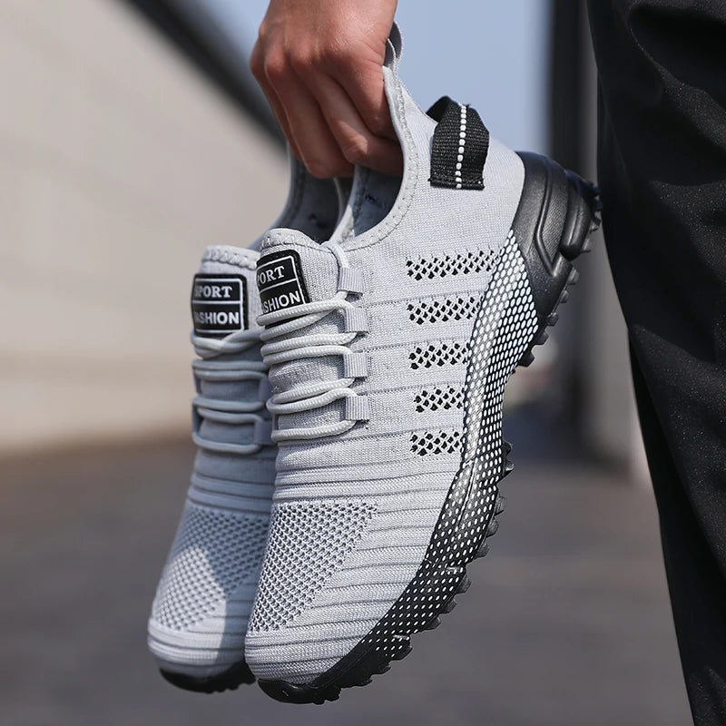 New Men's Breathable Casual Sports Shoes Summer Fashion Running Shoes 2025 Lightweight and Soft Casual Shoes Women's Sizes 36-46