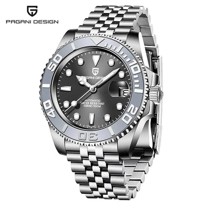 PAGANI DESIGN V3 40MM  Men Mechanical Wristwatch Sapphire Luxury Automatic Watch Men's Stainless Steel Waterproof watches
