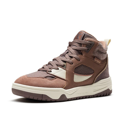 Xtep Skateboarding Shoes Men Wear-Resistant Comfortable Fashion Sport Shoes Shock Absorption High Top Sneakers 877419310024