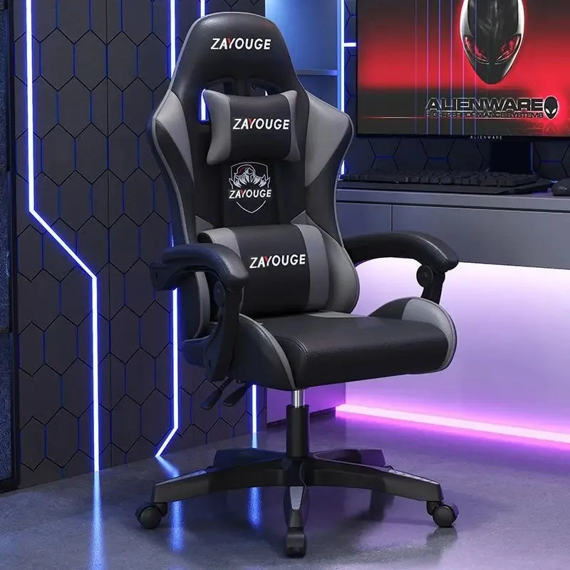Sedia gaming ergonomica per home office, lunghe sessioni e streamer, regolabile, reclinabile, leggera e resistente