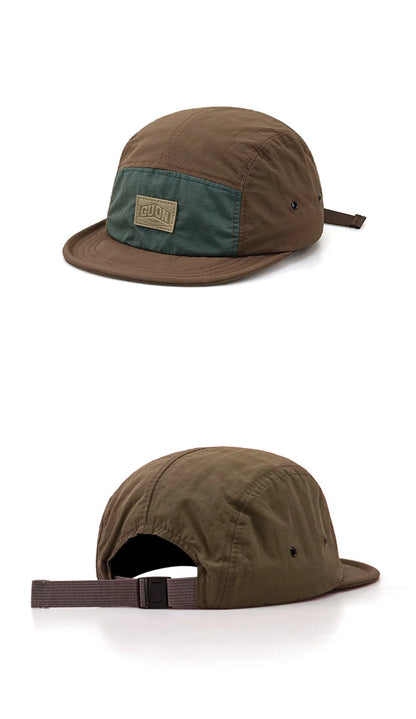 Summer Thin Breathable Quick-drying Baseball Cap Men and Women Outdoor Adventures Sun Protection Short Brim 5-flap Hiking Hats