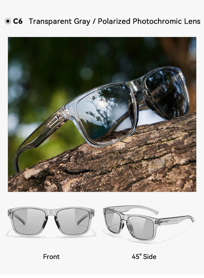 KDEAM XXL Size Men's Polarized Sunglasses Outdoor Sports Goggles Overall Width 155mm Extra Large Sunglass