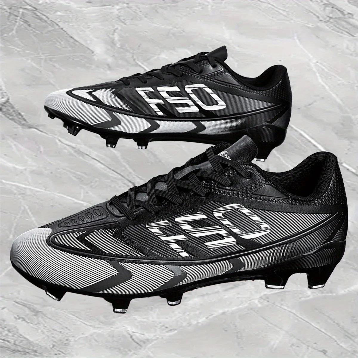 Chaussures de football AG/FG de style nouveau, crampons stables en TPU longs, unisexe, pour terrain de gazon extérieur, matchs et entraînements de football