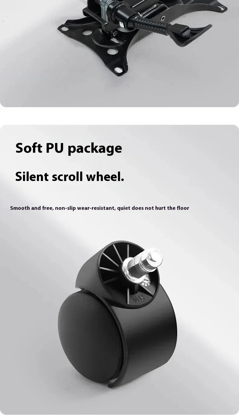 Gaming Chair Office Desk Ergonomic Computer Adjustable Armrests 3D Headrest Chair Lift Chair Back Can Tilt Back with Foot Pedals