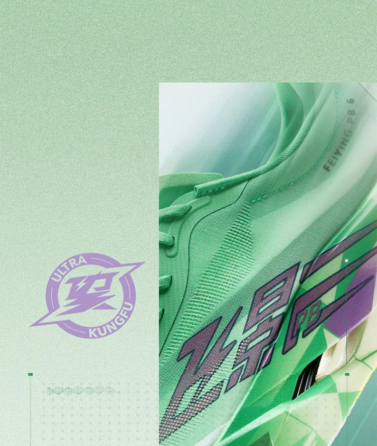 Zapatillas de running QIAODAN Feiying PB6.0 con suela de carbono para hombre, zapatillas profesionales de maratón, zapatillas deportivas ligeras QDB023263299